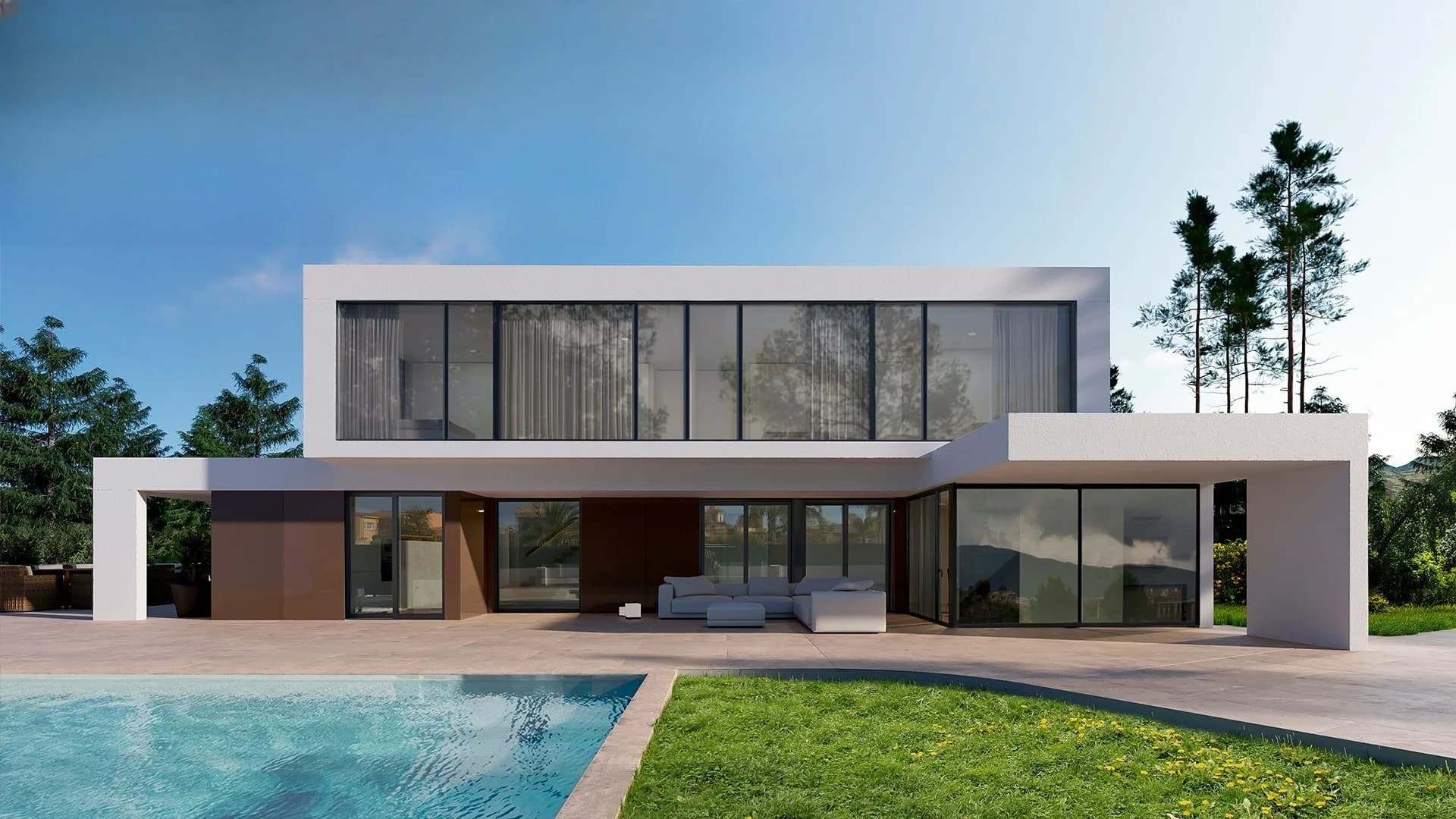 Villa Sotogrande — design contemporaneo con piscina