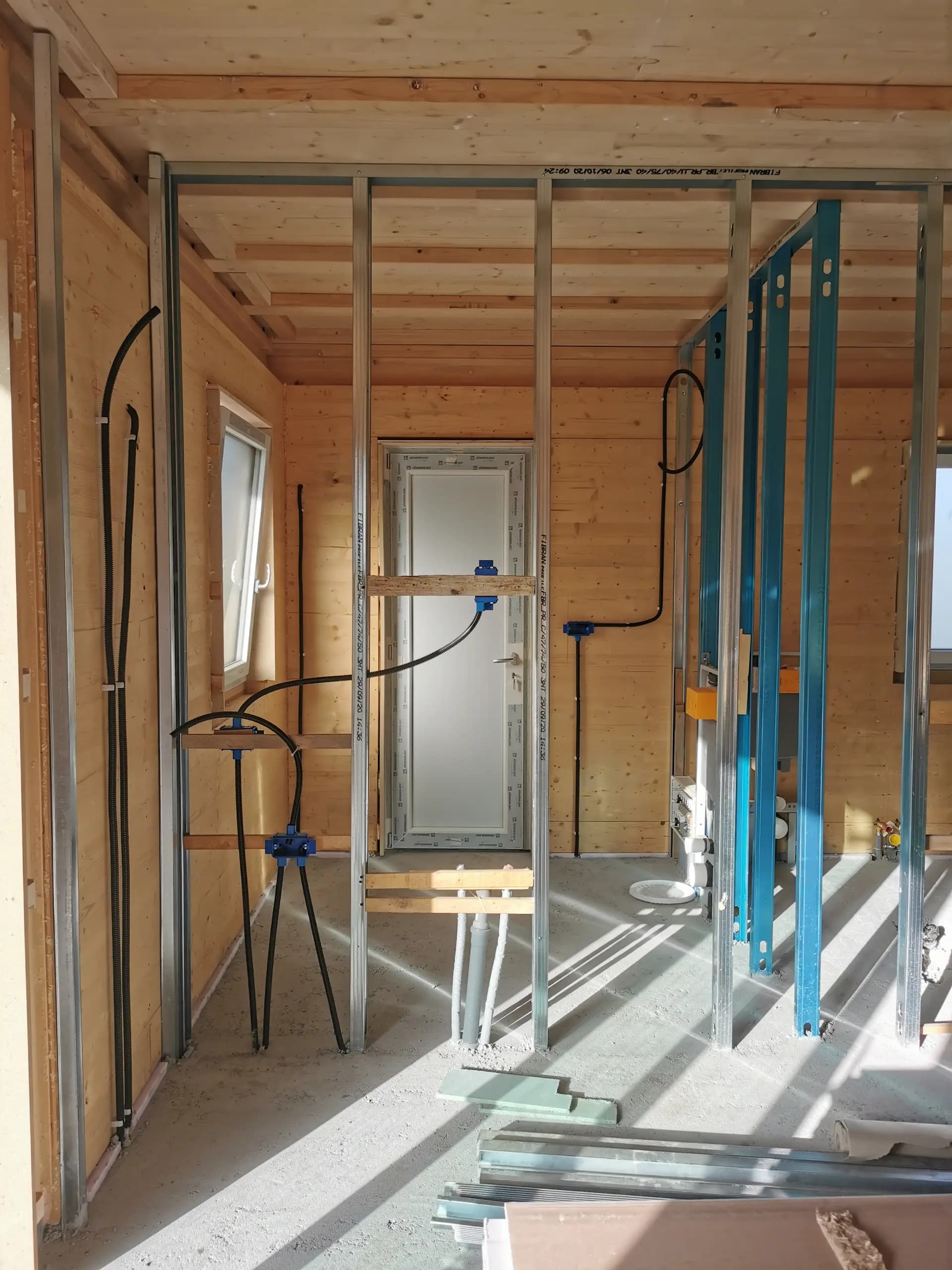 Fissaggio definitivo